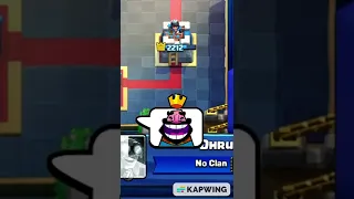 When being toxic goes wrong 💀 | Clash Royale | #clashroyale #shorts #fyp