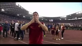 Totti addio Roma _ saluti e ringraziamenti del 28 maggio 2017