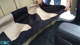 Seat Cover OS-309 Installation on Elantra 2 - Bench Cushion