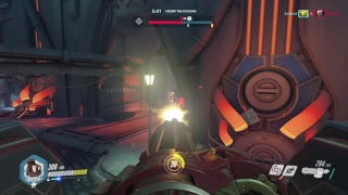 Bastion and His Bitch Roll Through Kings Row »Overwatch Gameplay«