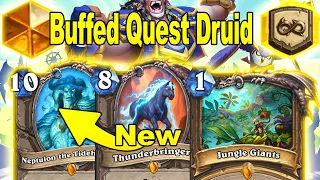 Blizzard Buffed Un'Goro Quest Druid! Thunderbringer Is Crazy Good! Titans Mini-Set | Hearthstone