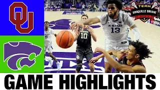 #23 Oklahoma vs Kansas State Highlights | NCAA Men's Basketball | 2024 College Basketball