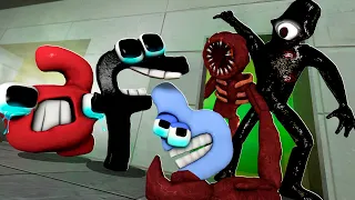 NEW ALPHABET LORE KIDS VS ROBLOX DOORS VS 3D SANIC CLONES MEMES In Garry`s mod!