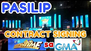 Its Showtime on GMA Kapuso contract signing