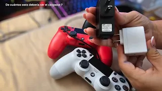 Qué tipo de cargador de celular puedo usar para cargar control de PS4 ?