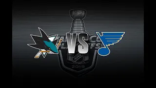 2019 Stanley Cup Playoffs Round 3 - St. Louis Blues vs. San Jose Sharks