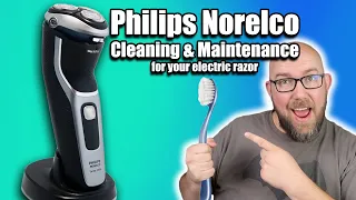 How To Clean and Maintain your Electric Razor | Philips Norelco 3000 Series