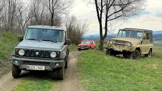 The new Jimny, Niva or Uaz? Which one does better on Off-road?