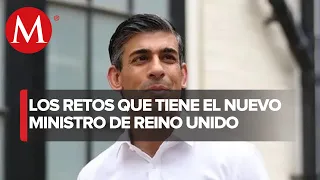 Rishi Sunak promete corregir "errores" que agravaron crisis económica en Reino Unido