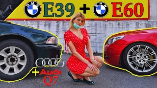 CUM SALVEAZĂ 1 AUDI 2 BMW-URI? BMW E60+BMW E39+AUDI Q7