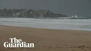 NSW weather: huge swells and high winds batter beaches across Sydney