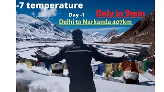 Delhi to Narkanda || Day 1 || Episode-1 || winter Spiti valley || Road trip from Delhi || 3 Rider ||