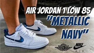 Are These Slept On? Air Jordan 1 Low 85 "Metallic Navy" | Review & On Feet