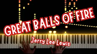 Great Balls Of Fire | Jerry Lee Lewis Piano Tutorial & Cover