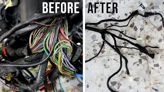 BMW E30 Wiring Loom Restoration | BMW E30 325i Sport Restoration E9 S1