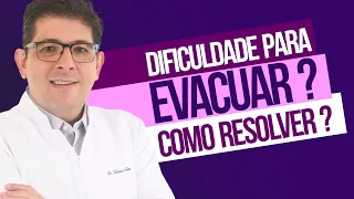 Dificuldade para evacuar, intestino preso, como resolver? | Dr Juliano Teles