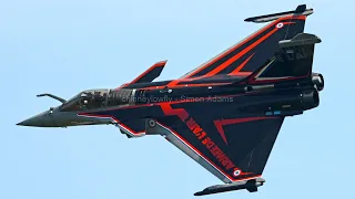 Aggressive French Air Force Rafale C display - Cosford Airshow 2018