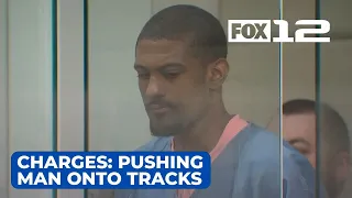 Man arrested for theft, pushing person in front of moving MAX train