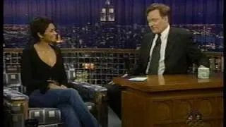 Halle Berry Barefoot on Conan Show-MallechoHITW.mpg