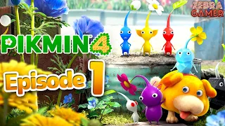 Pikmin 4 Nintendo Switch Gameplay Walkthrough Part 1 - Day 1! The Rescue Corps.! Meeting Oatchi!