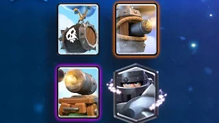 Clash Royale - FOUR NEW CARDS! Mega Knight, Cannon Cart & More