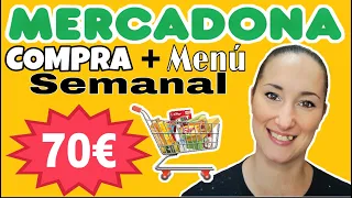 Compra Semanal MERCADONA por 70€/ MENÚ SEMANAL/ Bajadas de Precios/AHORRO/ Recomendados/ Maricienta