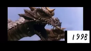 Ghidorah evolution 1964 1972 1991 1996 1998 2001 2004 2019