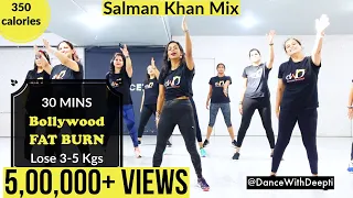 30mins DAILY - Bollywood Dance Workout | Salman Khan Mix | Lose weight 3-5kgs