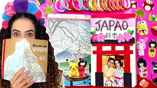 124h criando o SCRAPBOOK da minha viagem de 1 mês p/ JAPÃO! O país KAWAII! Stephania