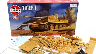 Airfix Tiger 1 Vintage Classics | 1/76 Scale Plastic Model Kit | Unboxing Review