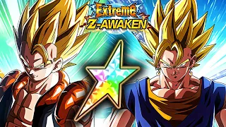 100% EZA INT LR SUPER VEGITO + PHY LR SUPER GOGETA ROTATION! Dragon Ball Z Dokkan Battle