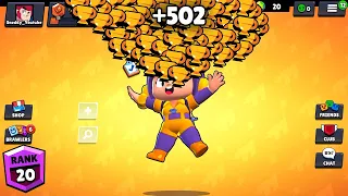 LEVEL 1 BEA NONSTOP to 500 TROPHIES! Brawl Stars