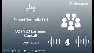 SCHAEFFLER Stock | Schaeffler India Ltd Q3 CY23 Earnings Concall