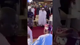 Tinubu dances to Kizz Daniel's Hit Song BUGA, At A Town Hall Meeting.