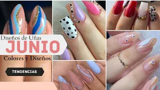 TENDENCIAS EN DISEÑOS COLORES Y FORMAS DE UÑAS /JUNIO 2023 / Moda en uñas para toda ocasión. #uñas