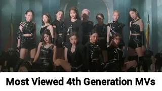 Top 35 most viewed 4th Generation Kpop Girl Group Music Videos