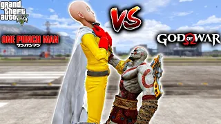 GTA 5 - SAITAMA VS KRATOS | EPIC BATTLE!