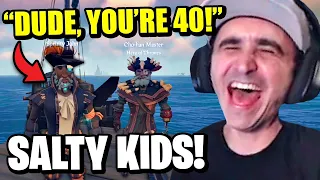 Summit1g DESTROYS The SALTIEST KID Ever in Sea of Thieves