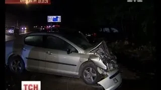 Під Києвом сталася потрійна ДТП