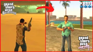 GTA San Andreas vs GTA Vice City - Weapons Comparison (Firing Guns)