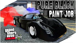 GTA 5 Online PURE Black Paint Job Triple Black Crew Color Patriot Smoke Code Paint Jobs Glitches