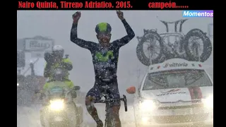 2015- Tirreno adriático, Nairo Quintana, ganador de etapa reina. Stage 5