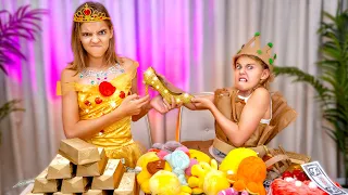 Rich Princess vs Broke Princess | The Story of Princesses