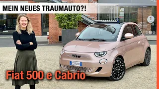 Fiat 500 e Cabrio (118 PS) 🤍 Mein neues Elektro-Traumauto für 2021?! Fahrbericht | Review | Test