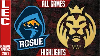 RGE vs MAD Highlights ALL GAMES | LEC Spring 2021 Round 1 | Rogue vs MAD Lions