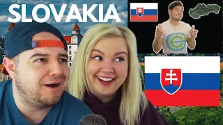 Geography Now - Slovakia | AMERICAN COUPLE REACTION VIDEO