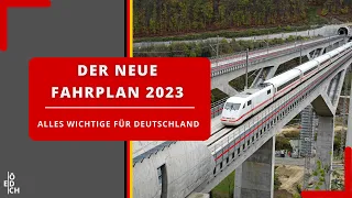 Die neue Schnellfahrstrecke, spannende Linien und mehr moderne Züge: Fahrplan 2023 in Deutschland