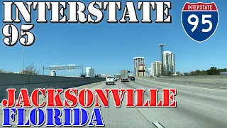 I-95 North - Jacksonville - Florida - 4K Highway Drive