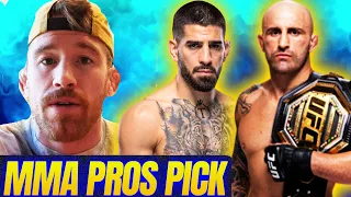 MMA Pros Pick ✅ Alexander Volkanovski vs. Ilia Topuria - Part 2 👊 UFC 298