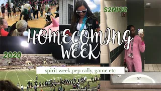 HOMECOMING SPIRIT WEEK VLOG (game + more) 2019